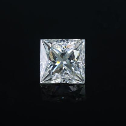 Wholesale Moissanite Diamond 1 Carat 3 Carat Princess Cut Colorless Moissanite
