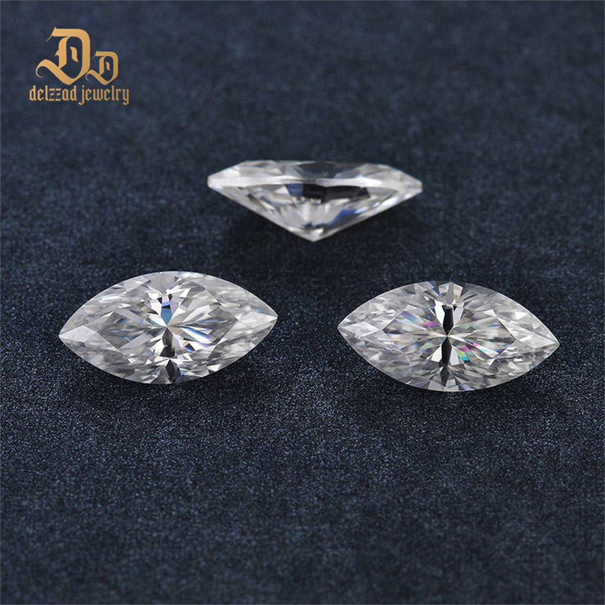 10x5mm 1 to 7 Carat Super Premium 7A Grade DEF Marquise Cut Moissanite Loose Stones Wholesale Price