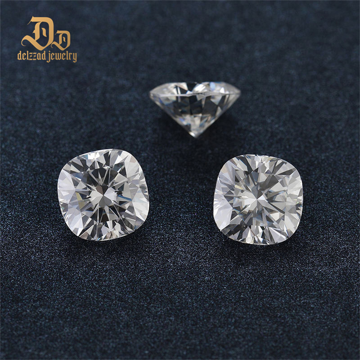 Wholesale Cushion Moissanite Stone 6mm 1Ct Loose Diamonds High Quality Gemstone for Jewelry Making