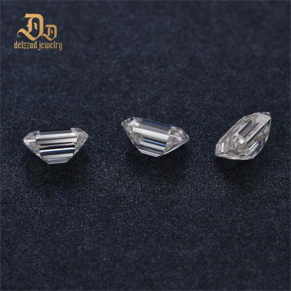 Flawless Emerald Moissanite Loose Moissanite Diamonds VVS