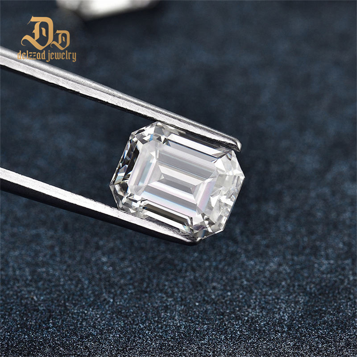 Flawless Emerald Moissanite Loose Moissanite Diamonds VVS