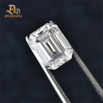 Flawless Emerald Moissanite Loose Moissanite Diamonds VVS
