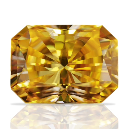Yellow Radiant Cut Jewelry Making Stones Natural Yellow Moissanite Diamond Per Price Loose