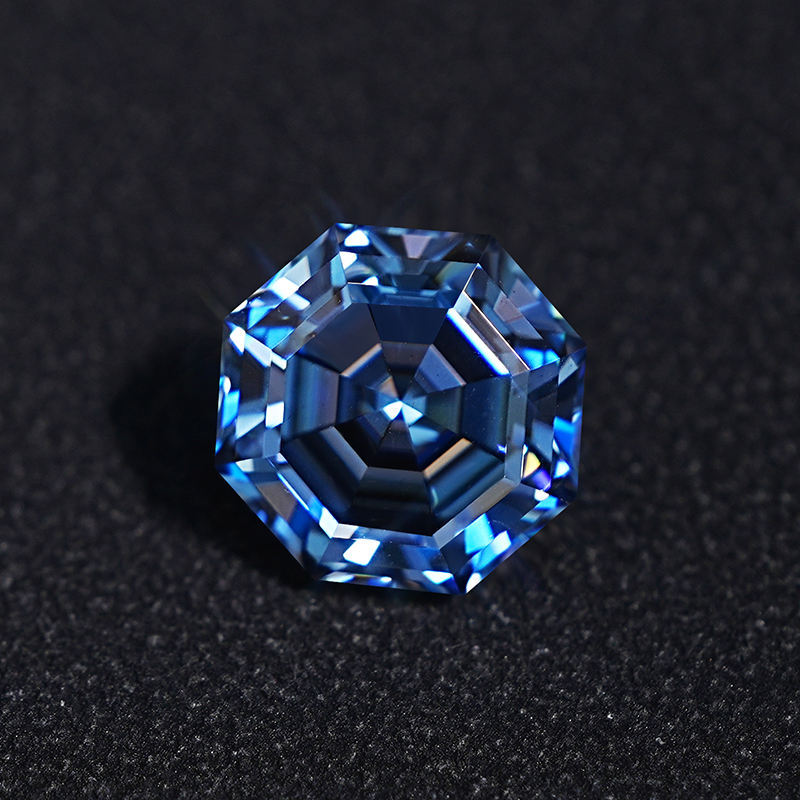 7MM 2 Carat Vivid Blue Vvs Sapphire Loose Diamond Synthetic Moissanite Price