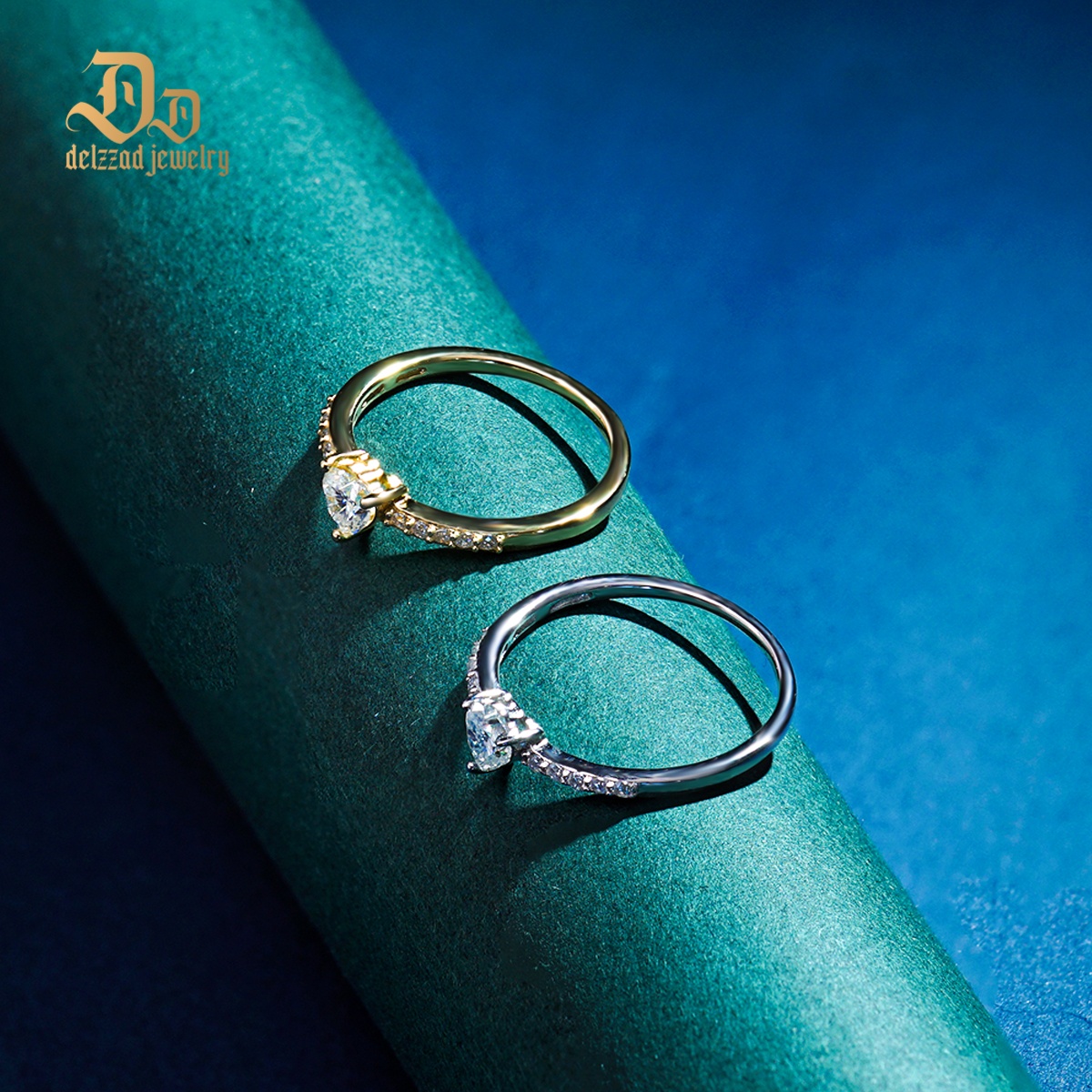 S925 Chic Iced Out Heart Ring Band D Color VVS Synthetic Moissanite Women Ring Perfect for Engagement Wedding Anniversary Mother's Day Gifts