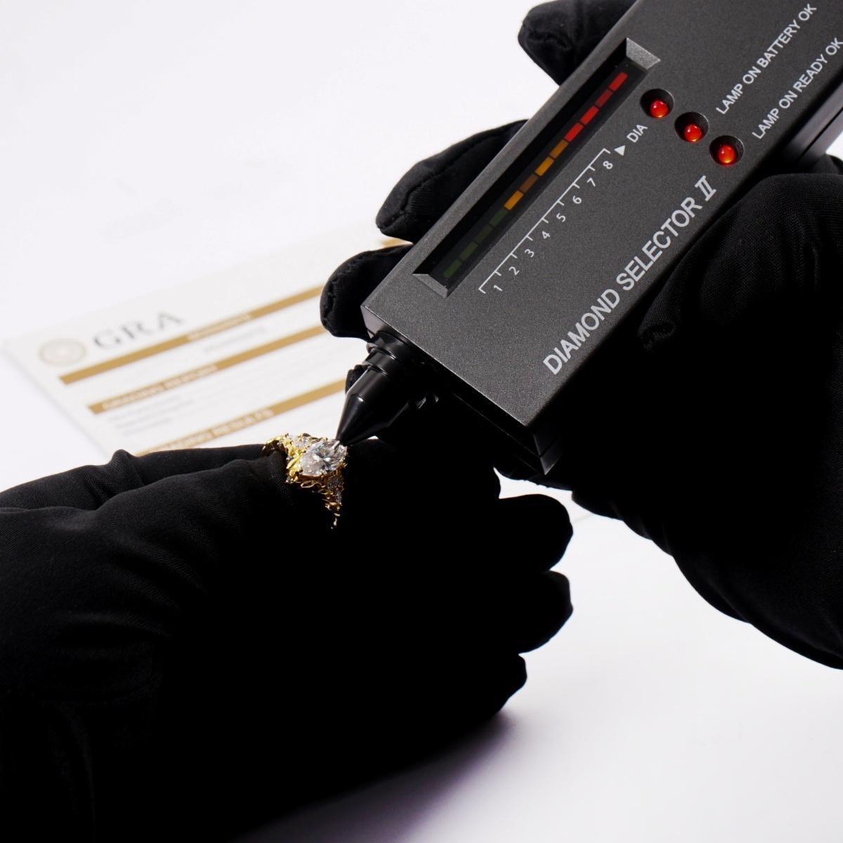 Delzzad 2.2ct Vintage Marquise Cut Leaf Cluster Engagement Ring Band VVS Synthetic Moissanite Ring Jewelry S925 Dainty Ring Band Flower Wedding Ring Perfect Birthday Engagement Wedding Anniversary Christmas Gift