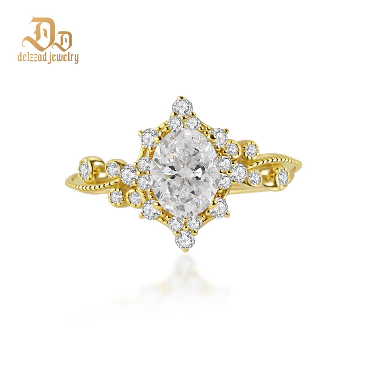 1.9ct Victorian Mirror Ring Vintage Engagement Ring Ivy & Dewdrop Band Ring VVS Synthetic Moissanite Ring Jewelry S925 Band