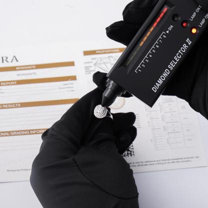 Delzzad 1ct Oval Synthetic Moissanite Double Halo Ring In 925 Sterling Silver Ring Band Jewelry Perfect Birthday Engagement Wedding Anniversary Gift for Women