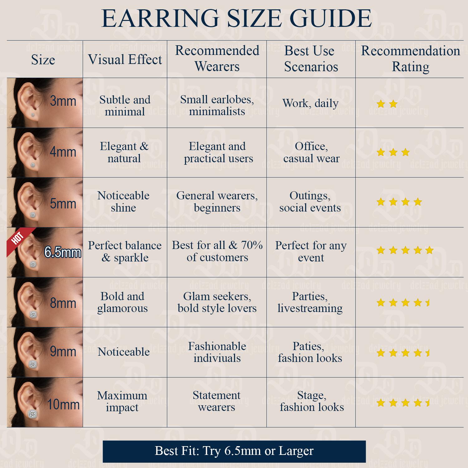HALO SQUARE Luxury Stud Earrings S925S & VVS Moissanite