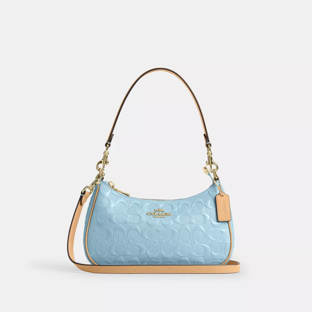 Teri Shoulder Bag In Signature Leather