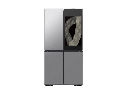 Bespoke 4-Door Flex™ Refrigerator (29 cu. ft.) with AI Family Hub™+ and AI Vision Inside™ in Stainless Steel