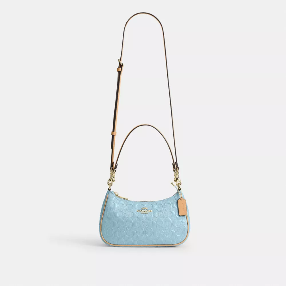 Teri Shoulder Bag In Signature Leather
