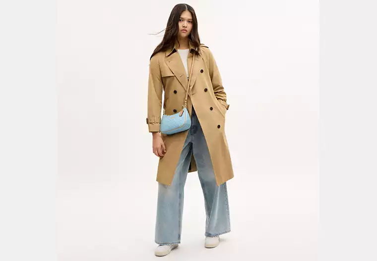 Teri Shoulder Bag In Signature Leather