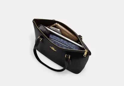 Gallery Tote Bag In Signature Canvas With Floral Print