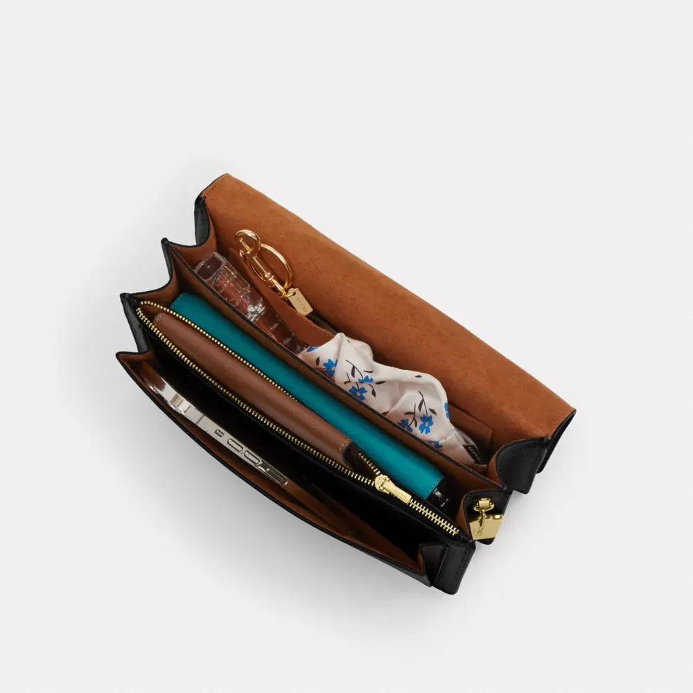  Klare Top Handle Bag In Signature Canvas