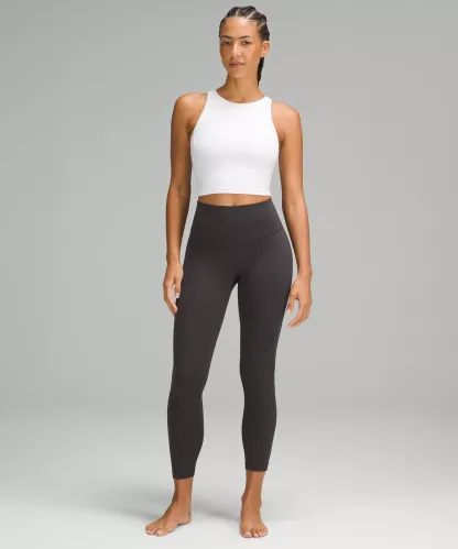 lulu Align High-Neck Tank Top Light Support