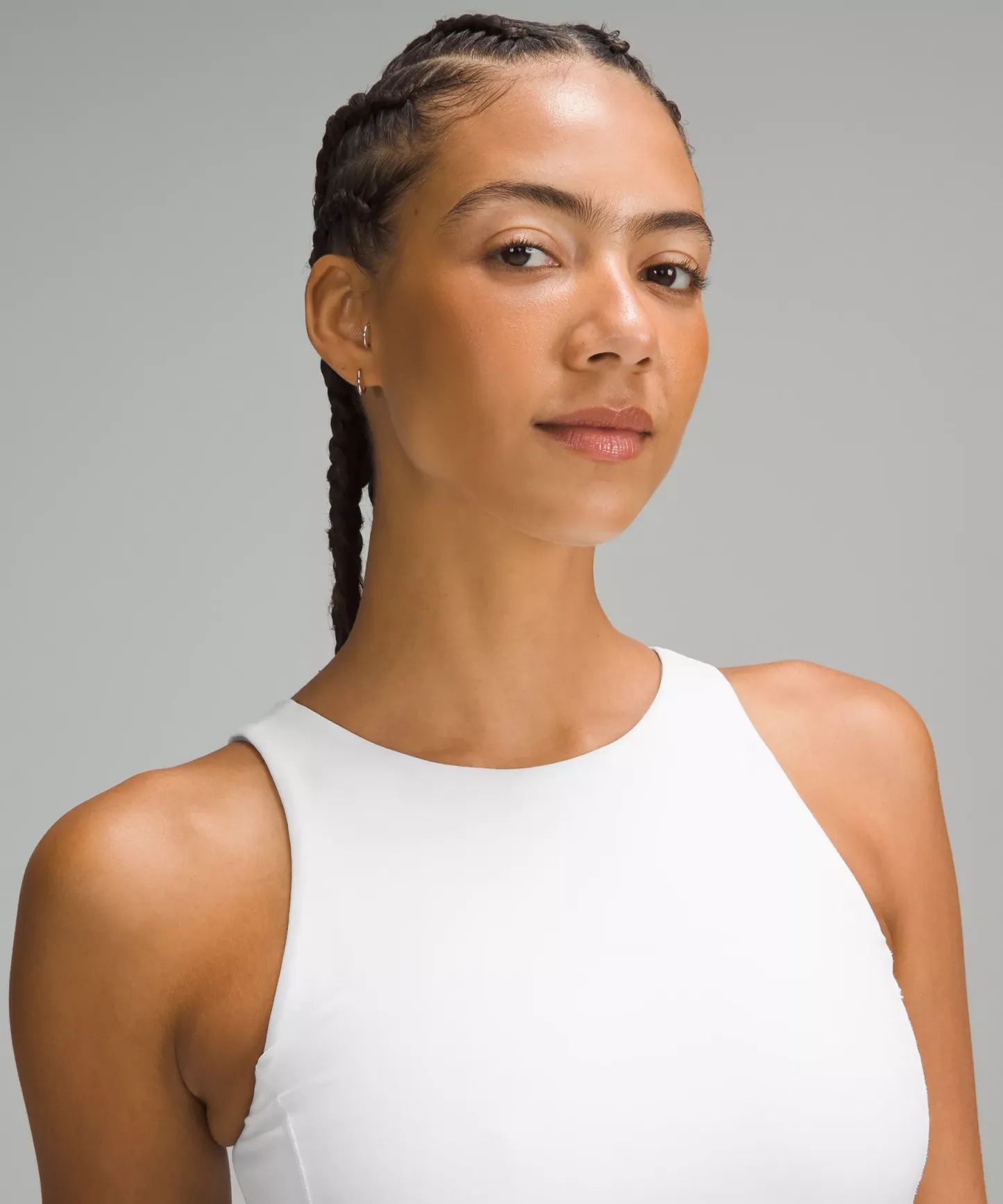 lulu Align High-Neck Tank Top Light Support