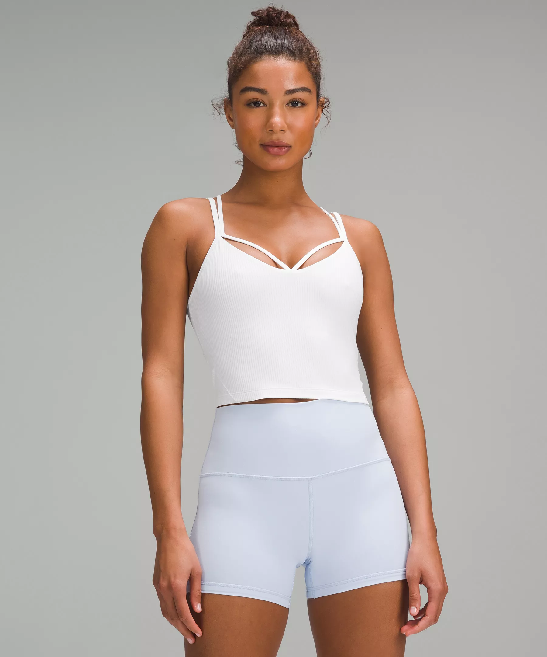 lulu Align Strappy Ribbed Tank Top Light Support, A/B Cup