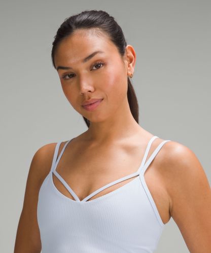 lulu Align Strappy Ribbed Tank Top Light Support, A/B Cup