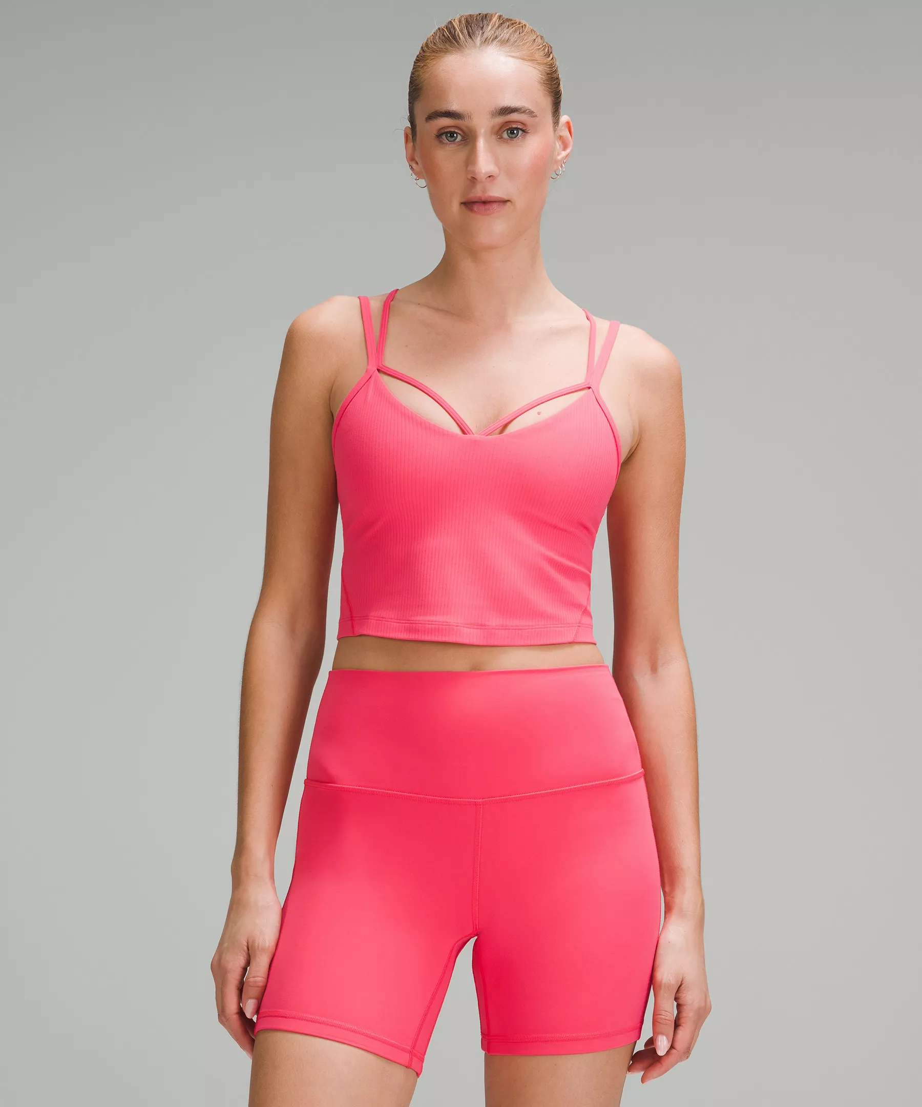 lulu Align Strappy Ribbed Tank Top Light Support, A/B Cup