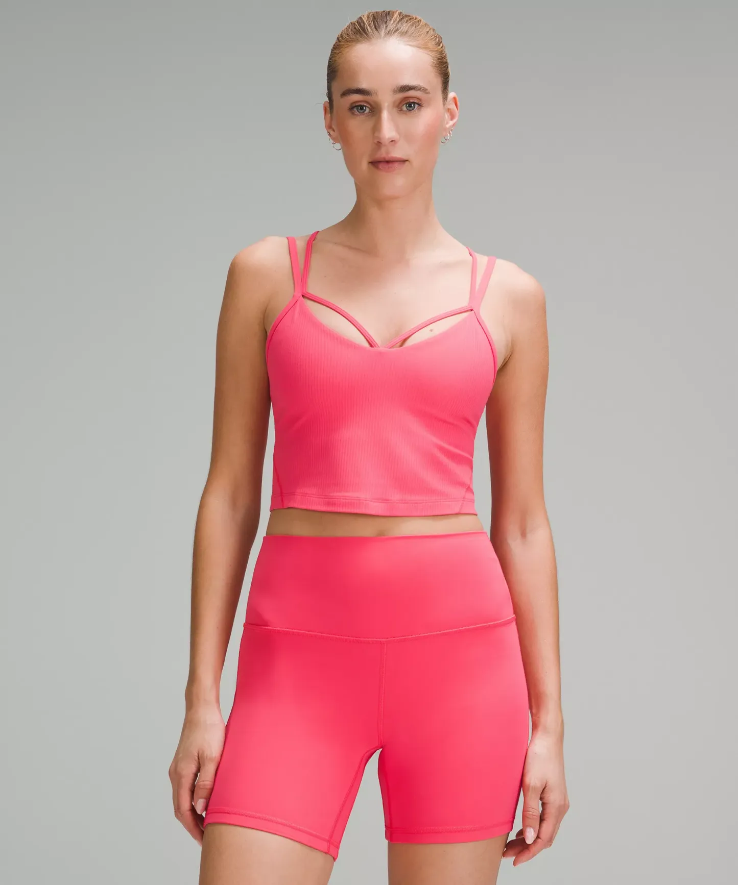 lulu Align Strappy Ribbed Tank Top Light Support, A/B Cup