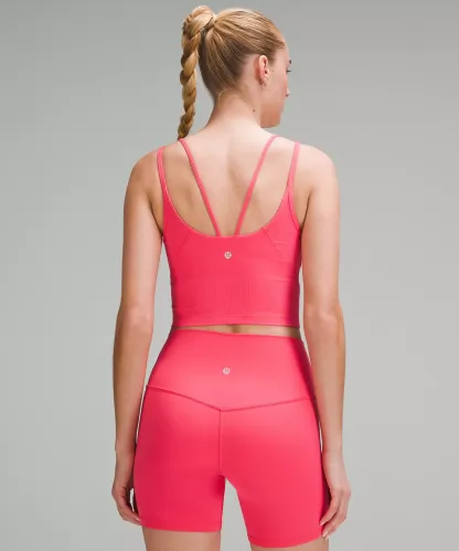lulu Align Strappy Ribbed Tank Top Light Support, A/B Cup
