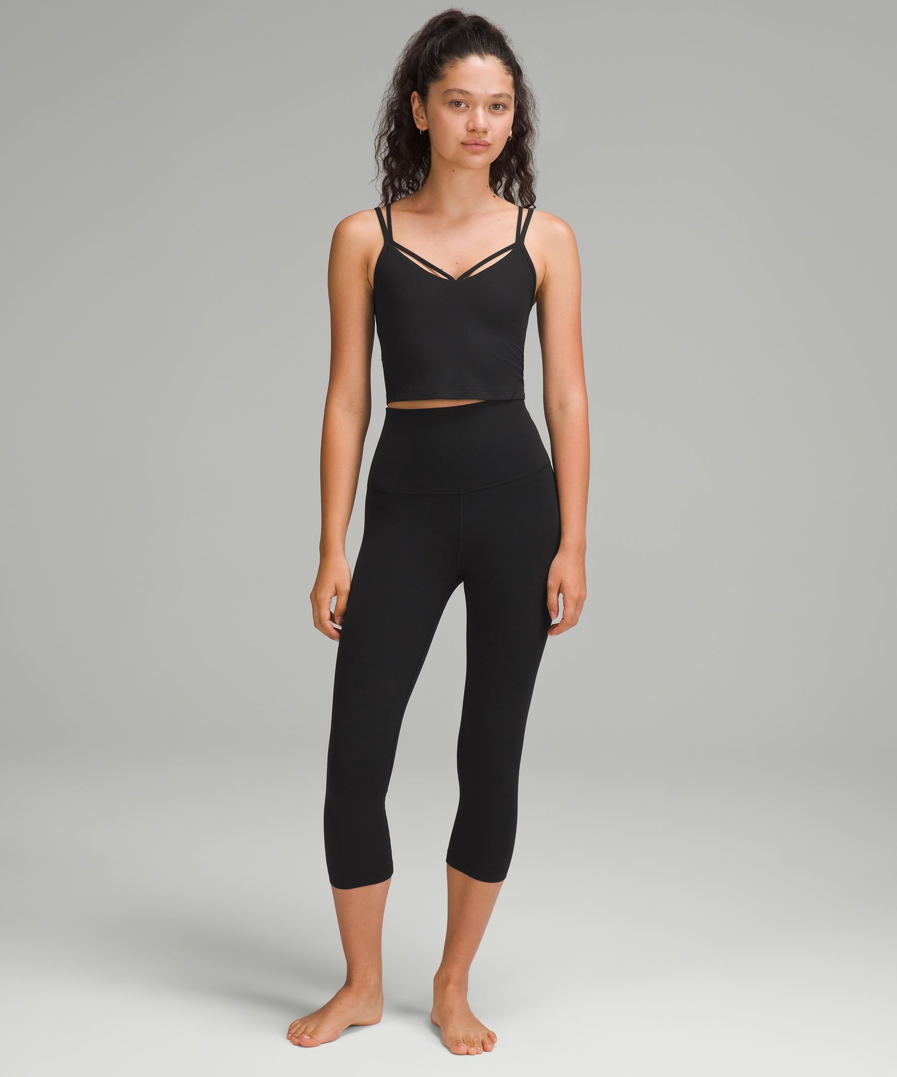 lulu Align Strappy Ribbed Tank Top Light Support, A/B Cup