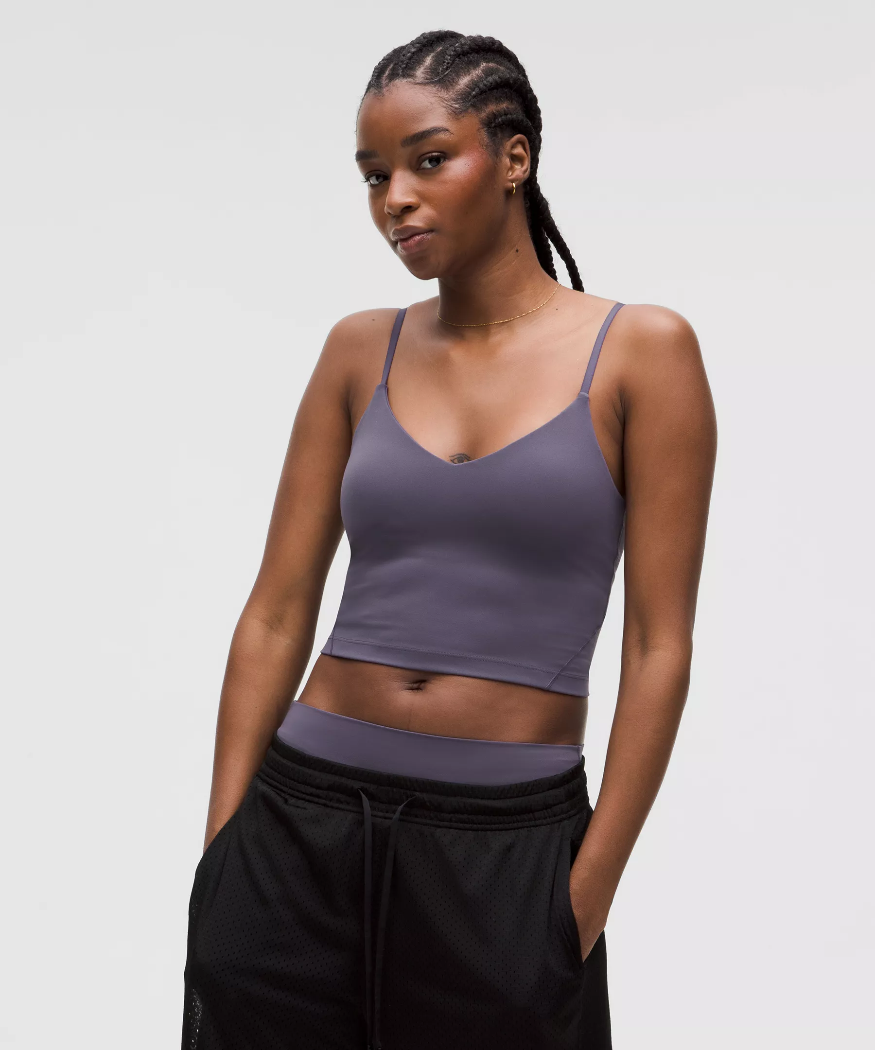 lulu Align Cropped Cami Tank Top Light Support, A/B Cup
