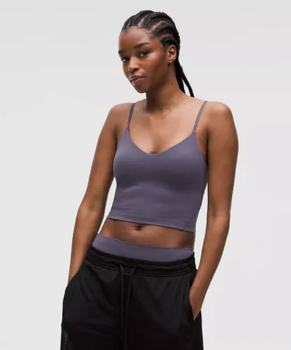 lulu Align Cropped Cami Tank Top Light Support, A/B Cup