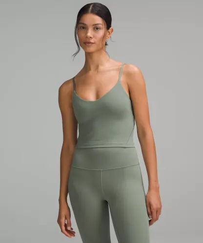lulu Align Cropped Cami Tank Top Light Support, A/B Cup