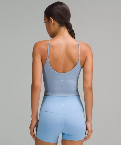 lulu Align Cropped Cami Tank Top Light Support, C/D Cup