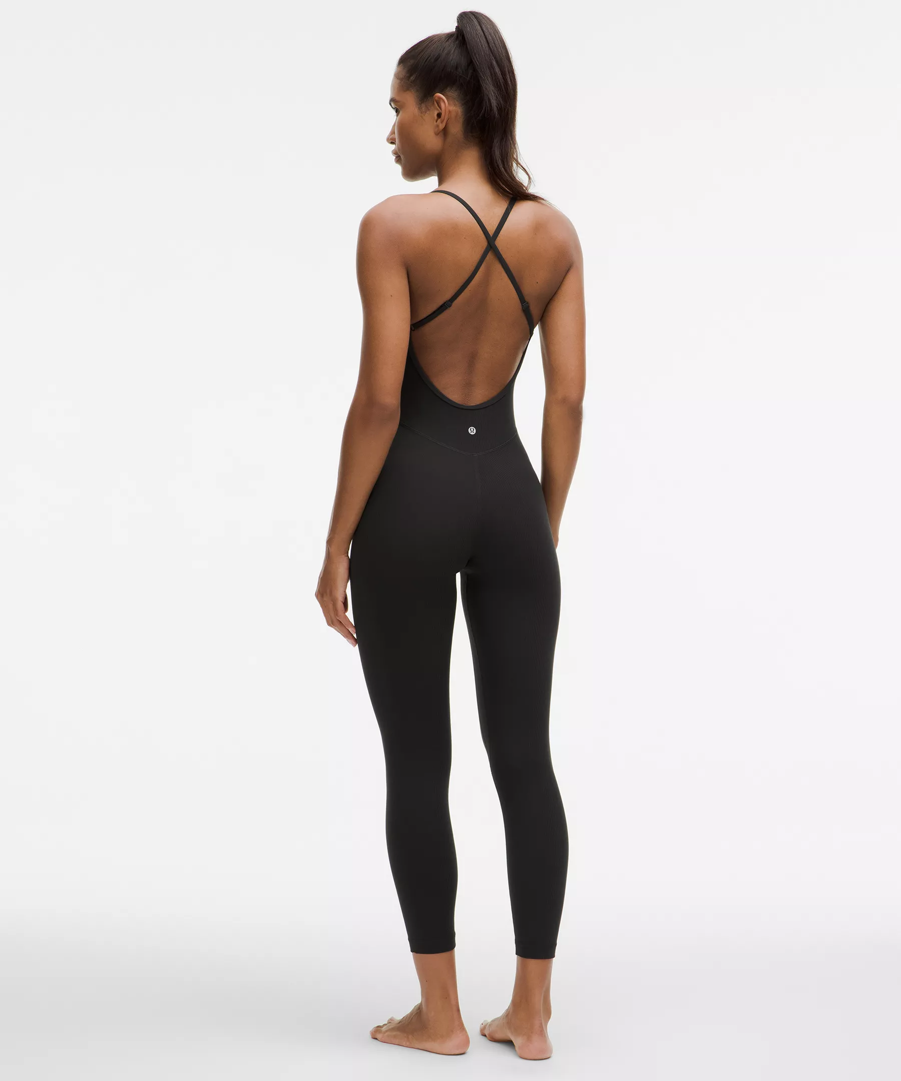 lulu Align Strappy Ribbed Bodysuit 25"