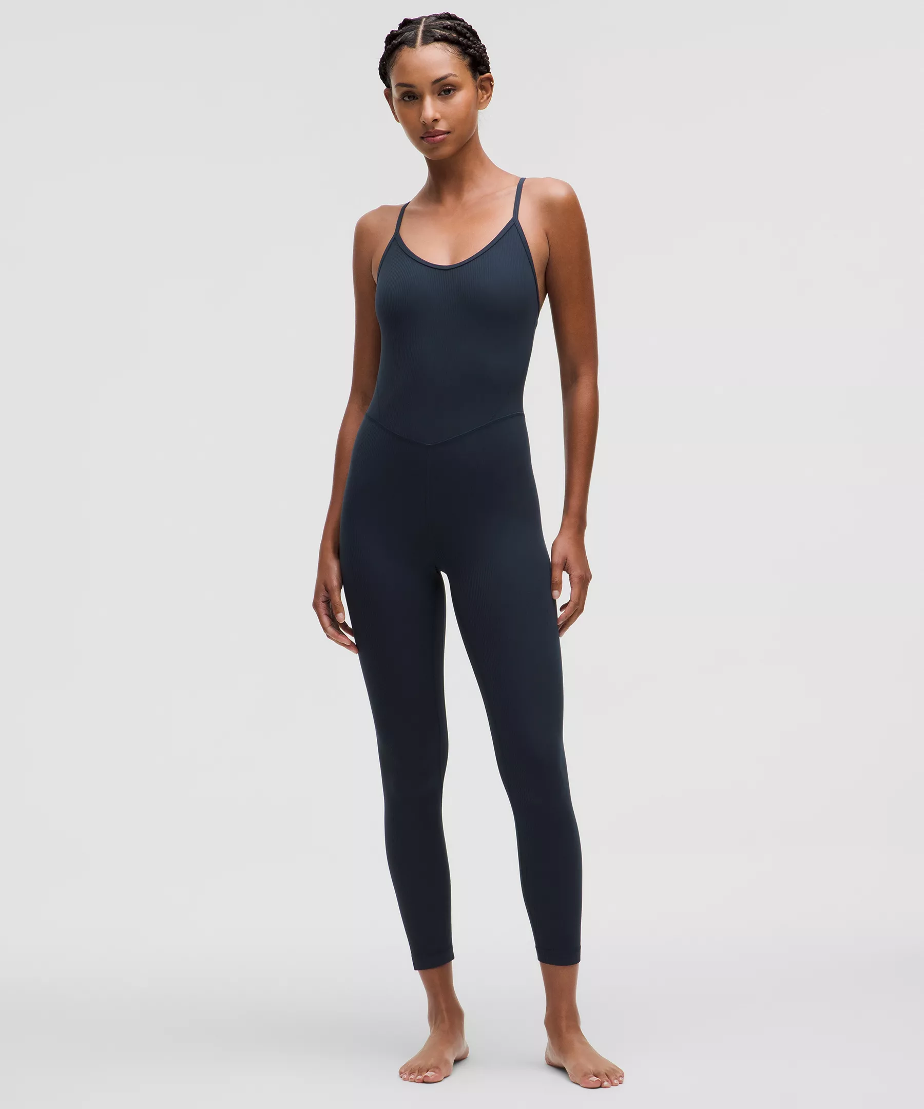 lulu Align Strappy Ribbed Bodysuit 25"
