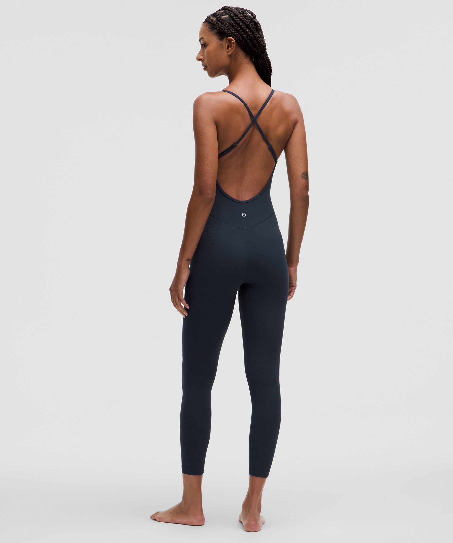 lulu Align Strappy Ribbed Bodysuit 25"
