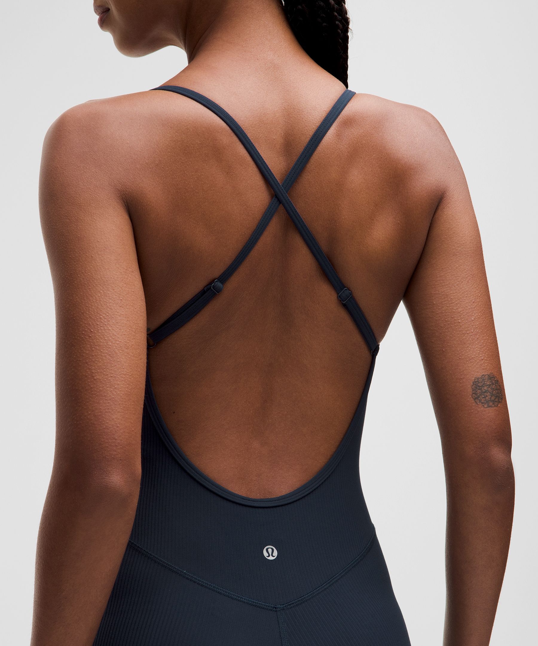 lulu Align Strappy Ribbed Bodysuit 25"