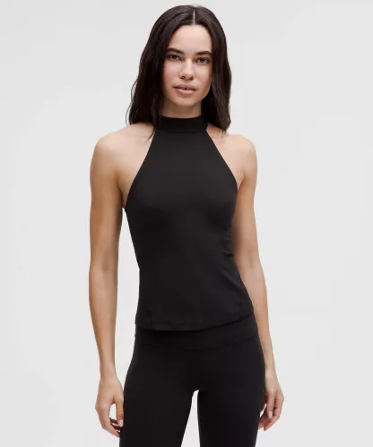 lulu Align High-Neck Halter Tank Top A/B Cup
