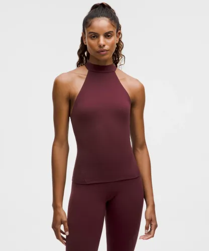 lulu Align High-Neck Halter Tank Top A/B Cup