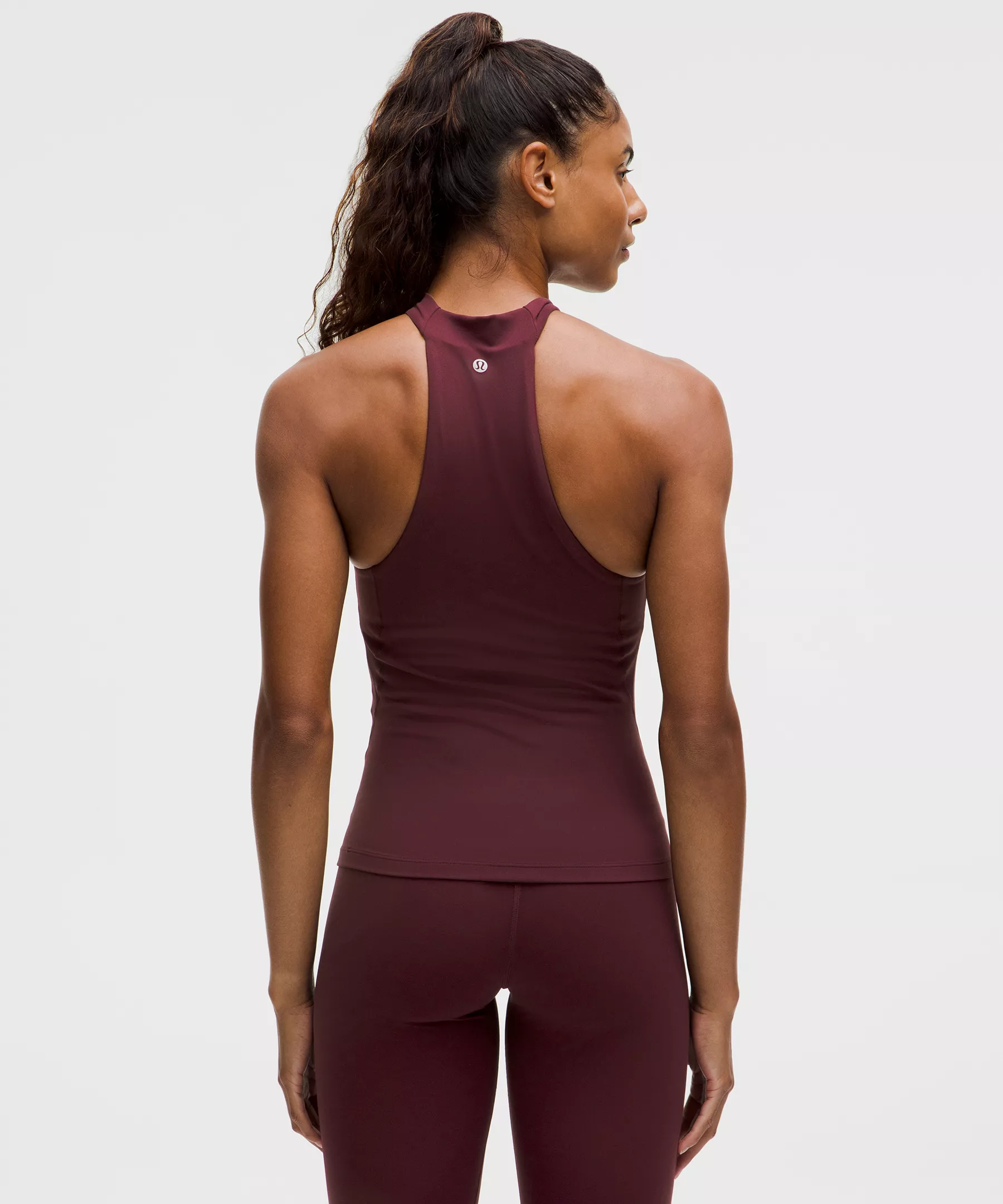lulu Align High-Neck Halter Tank Top A/B Cup