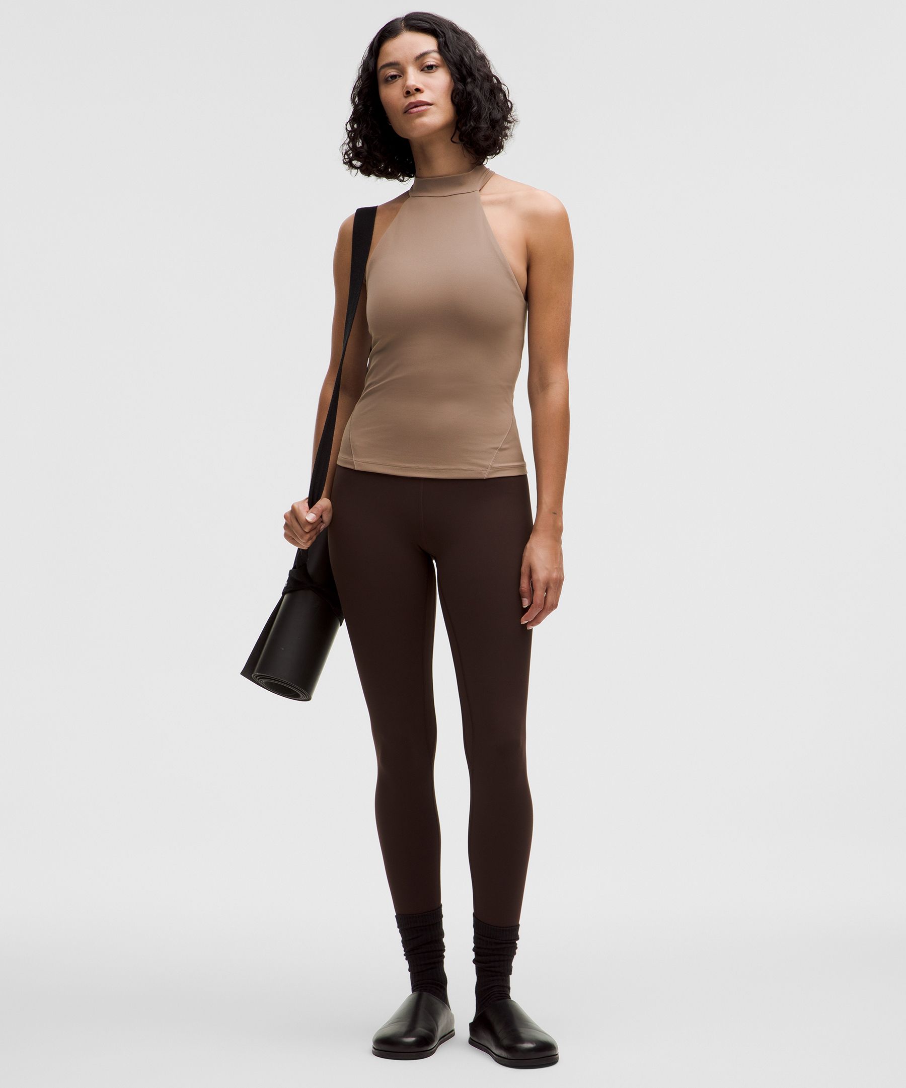 lulu Align High-Neck Halter Tank Top A/B Cup