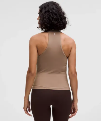 lulu Align High-Neck Halter Tank Top A/B Cup
