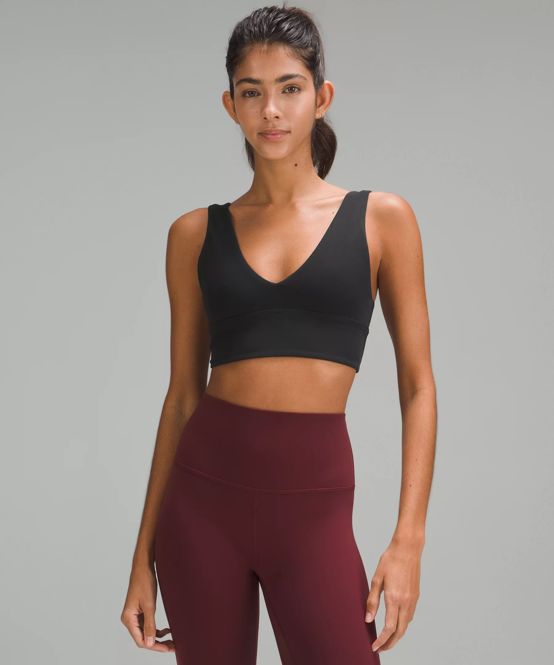 lulu Align V-Neck Bra Light Support, A/B Cup