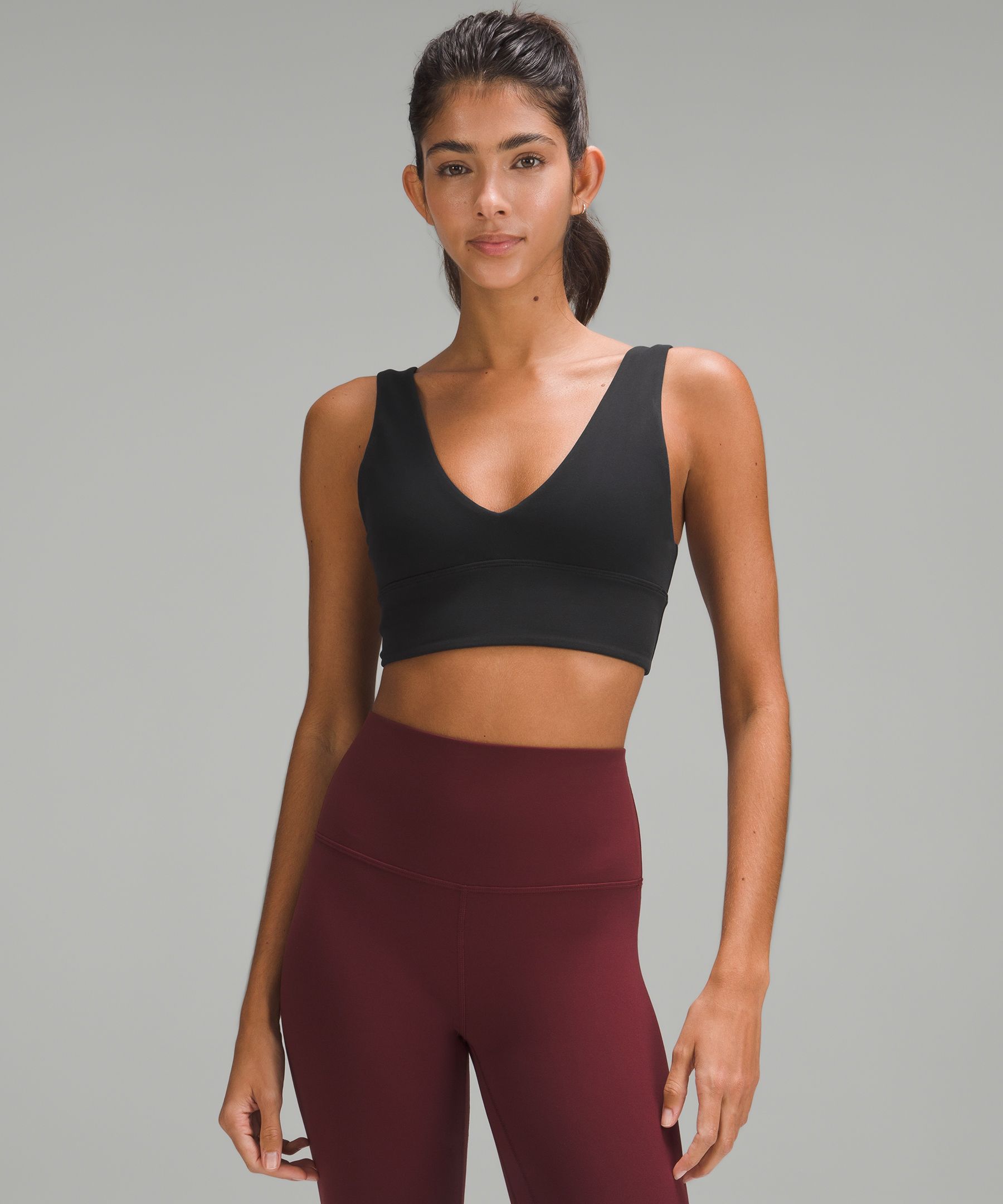 lulu Align V-Neck Bra Light Support, A/B Cup