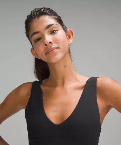 lulu Align V-Neck Bra Light Support, A/B Cup