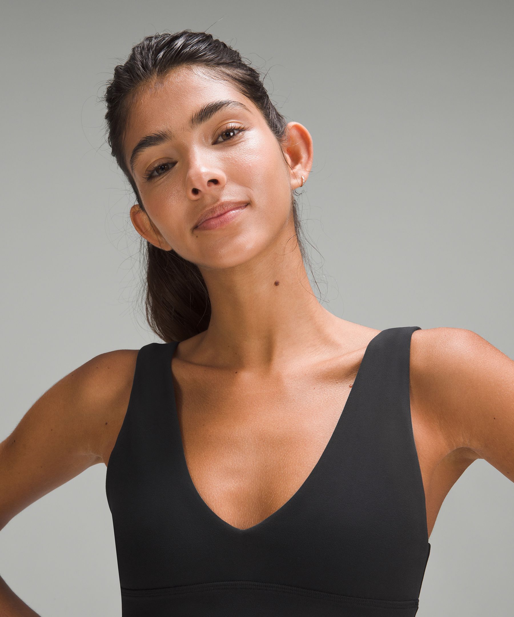 lulu Align V-Neck Bra Light Support, A/B Cup