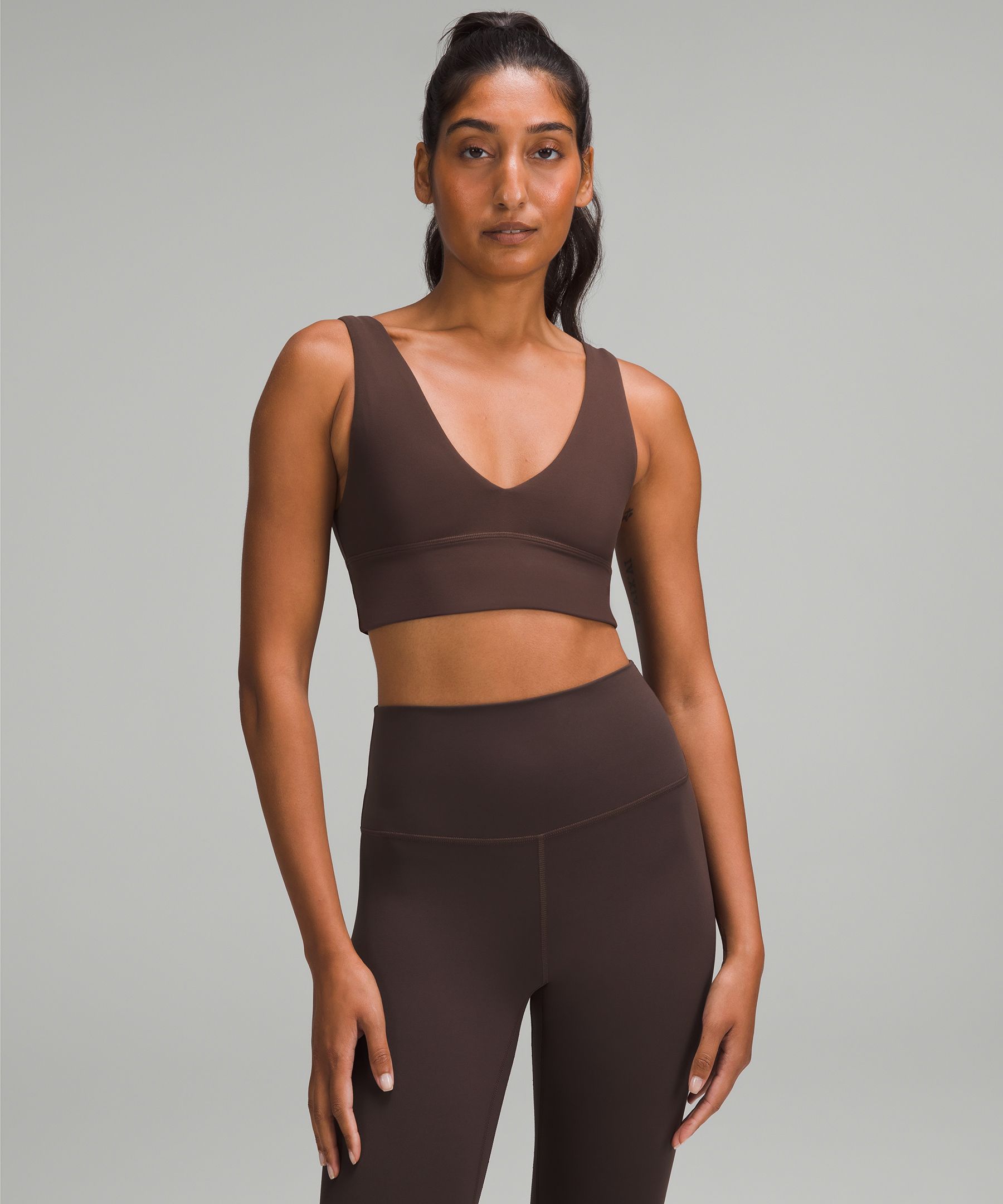 lulu Align V-Neck Bra Light Support, A/B Cup