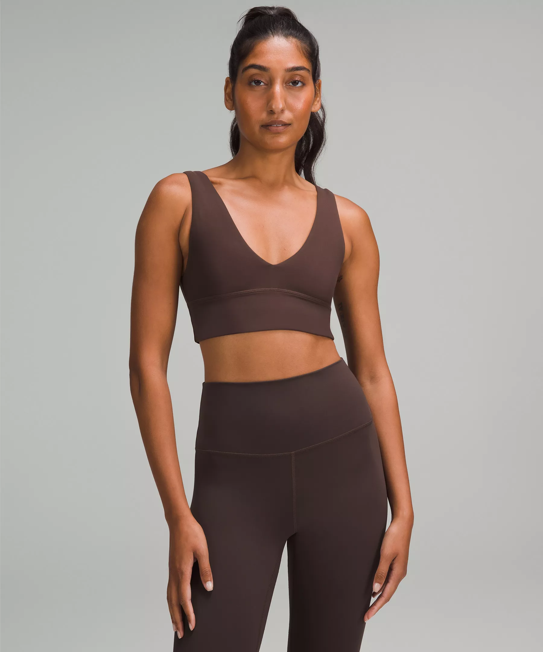 lulu Align V-Neck Bra Light Support, A/B Cup