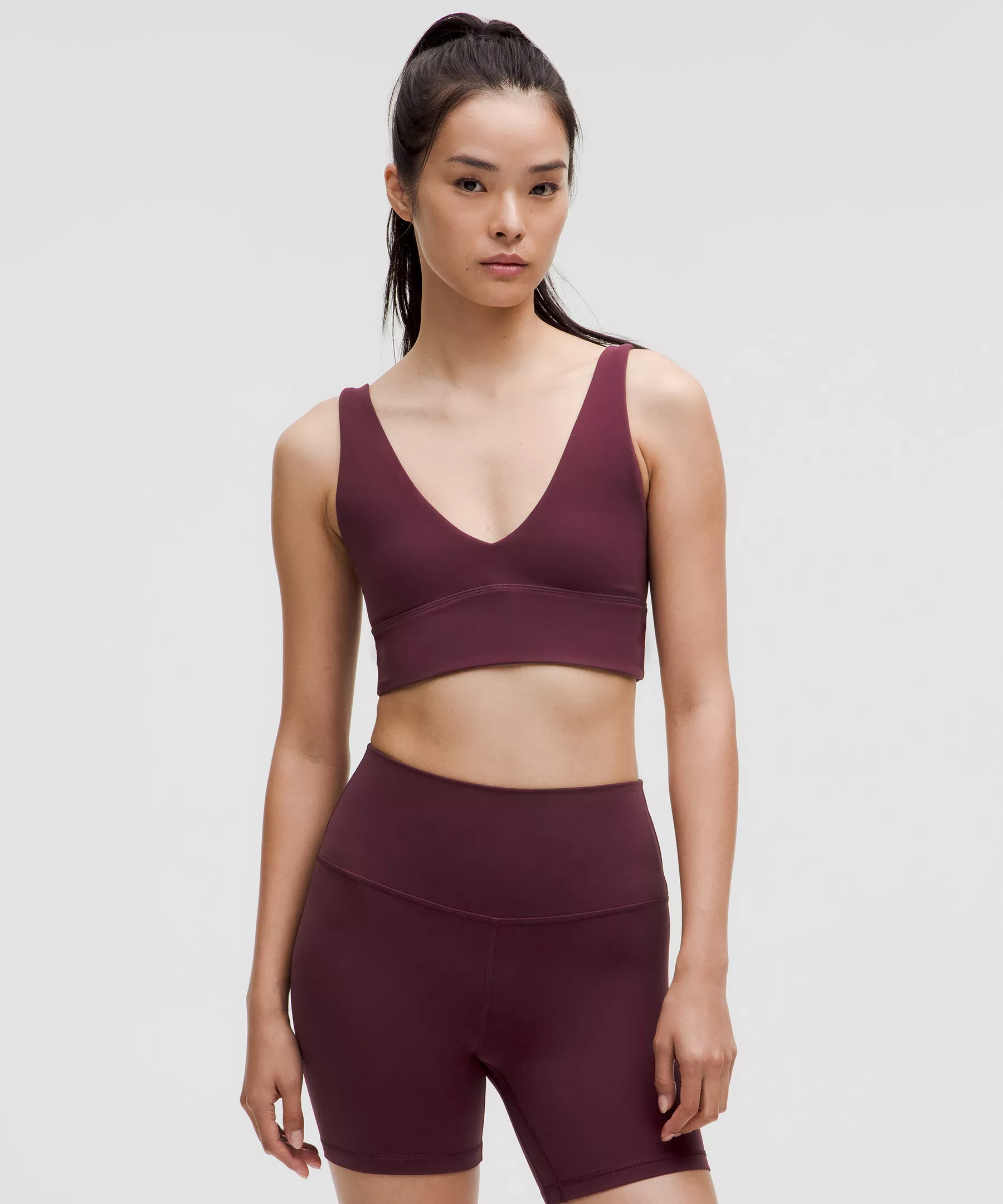 lulu Align V-Neck Bra Light Support, A/B Cup