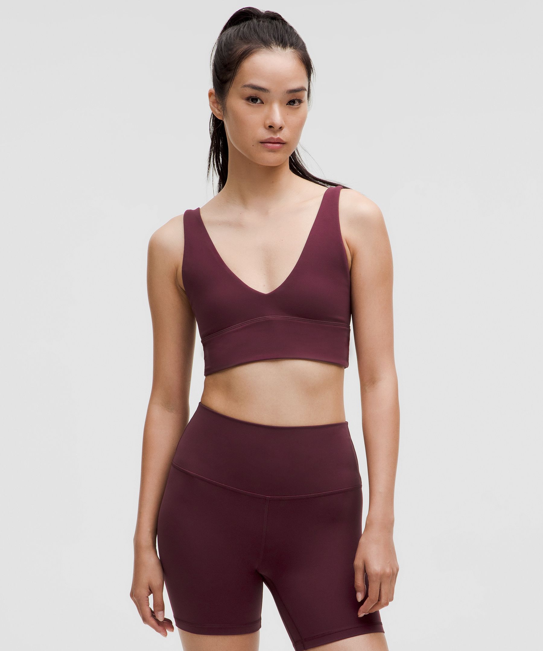 lulu Align V-Neck Bra Light Support, A/B Cup