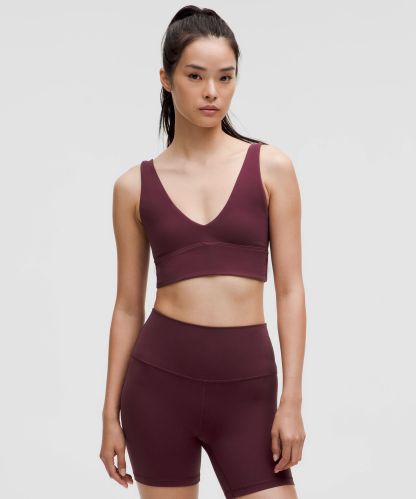 lulu Align V-Neck Bra Light Support, A/B Cup