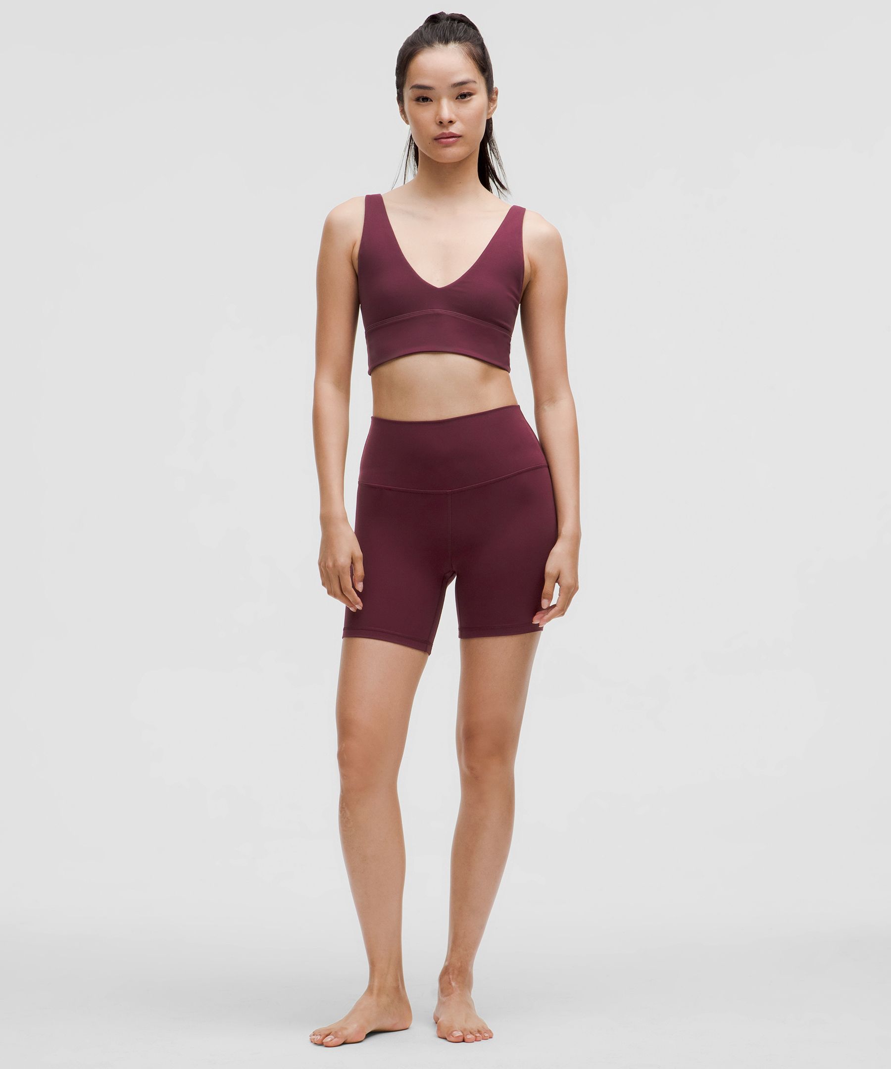 lulu Align V-Neck Bra Light Support, A/B Cup